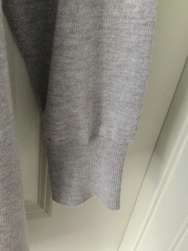 NWT 89th & Madison Light Heather Grey Open Front Cardigan Long Sleeve Sweater - Picture 9 of 15