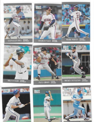 1991 Fleer Ultra Update U-CHOOSE Evans Melvin Mussina Gaetti Parker Whiten Davis - Picture 26 of 121