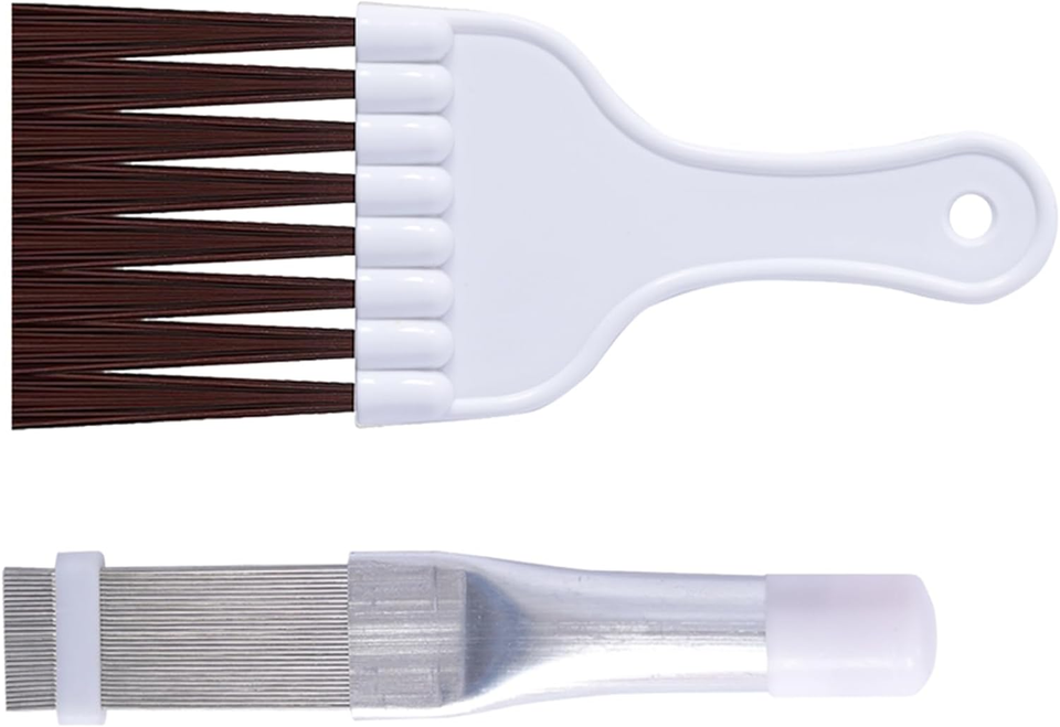 2Pcs Air Conditioner Fin Comb Cleaner Kit AC Coil Cleaning Brush