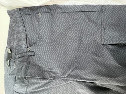 PRANA WOMENS CARGO WITH ELASTIC HEM BAND Blue /Grey SIZE 4 ~ Excellent - Picture 5 of 17