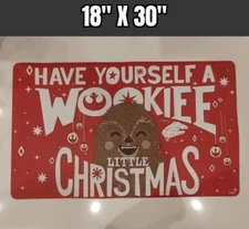 Disney Star Wars Chewbecca Wookiee Chewie Christmas Anti Fatigue Kitchen Mat