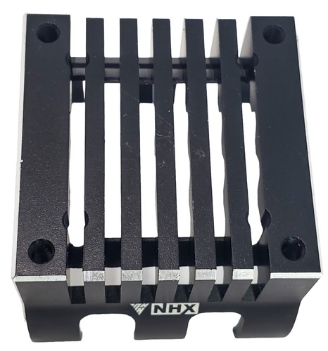NHX RC 1/8 Aluminum Heatsink for Motor w/ 42mm -Black - Picture 2 of 5