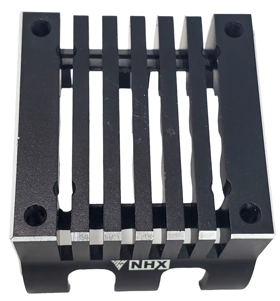 NHX RC 1/8 Aluminum Heatsink for Motor w/ 42mm -Black - Image 2 of 4