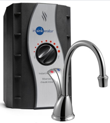 InSinkErator Wave Instant Hot and Cold Water Dispenser System - Faucet & Tank,