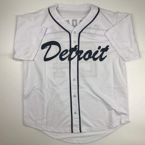 Autographed/Signed Miguel Cabrera Detroit White Baseball Jersey JSA COA - Picture 4 of 4