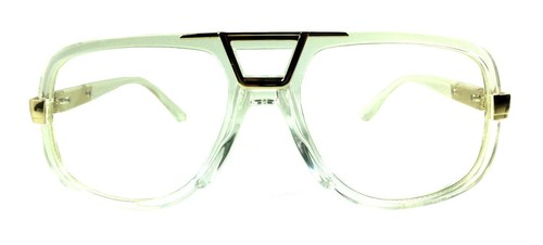GAZELLE DEEJAY HIP HOP CLEAR LENS SUNGLASSES SQUARE OVERSIZED RUN DMC RETRO NWT - Picture 6 of 10