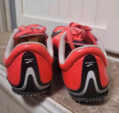 Brooks PR Sprint 11.38 Series Damen Gr. 7,5 orange Stollen Track Laufschuhe - Bild 5 von 6