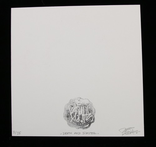 BOM-K Siebdruck signiert + Sticker banksy,shepard fairey,martin whatson,snik,dmv - Bild 6 von 9