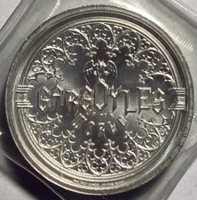 2 Troy oz .999 Fine Silver Round, Gargoyles of the World, Sacré Coeur 44.00 per troy oz