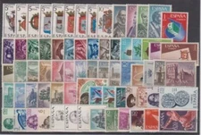 SPAIN - ESPAÑA - COMPLETE COLLECTION 1966 TO 1980 MNH STAMPS (15 YEAR SETS)