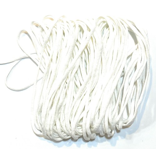 10-20 Yards 3mm Soft Elastic Band Cord Ear Hanging Sewing Crafts DIY Mask U.S - Picture 7 of 11