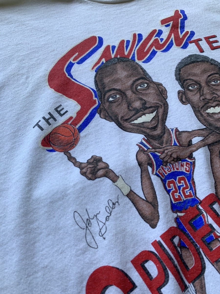 Dennis Rodman Detroit Pistons Salem Vintage 80's T Shirt Swat Team
