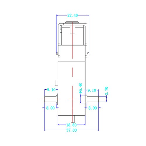 2Set DC Electric Motor with TT Motor Tire Wheel Gear Motor for Arduino Smart Car - Picture 7 of 7