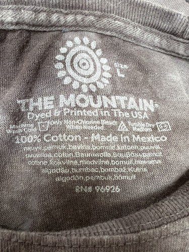THE MOUNTAIN YOUTH Native American Theme Wolves Size Large Shirt 100% Cotton - Picture 4 of 4