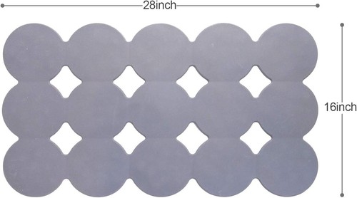 Sichere rutschfeste Badematte mit Saugnäpfen - wesentliche Sicherheit für Kinder & Ältere - Bild 4 von 9