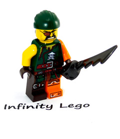 LEGO Sqiffy Minifigure with Sword Ninjago Skybound Anchor-Jet (30423 891612)