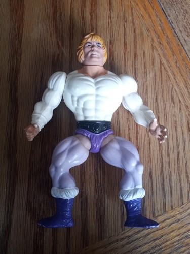 Mattel 1981 Masters of the Universe Prince Adam/He-Man & Battle Cat W/ Armor - Picture 2 of 12