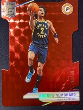 2023-24 Donruss Elite #83 Andrew Nembhard Aspirations Die-Cut #82 of 98 Pacers