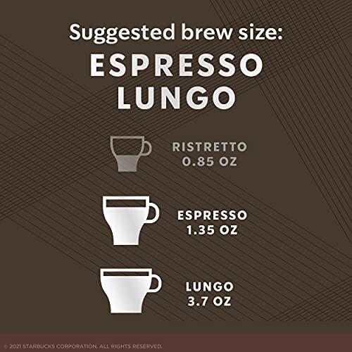Starbucks by Nespresso Caffè Tostato Scuro Italiano 50 pezzi monoporzione... - Foto 5 di 6