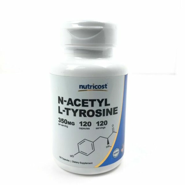 Nutricost Nacetyl Ltyrosine (nalt) 350mg 120 Capsules Gluten for sale