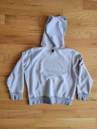 The North Face Blue Logo Youth L 14/16 Pullover Hoodie Gray Sweatshirt Girls - Picture 10 of 19