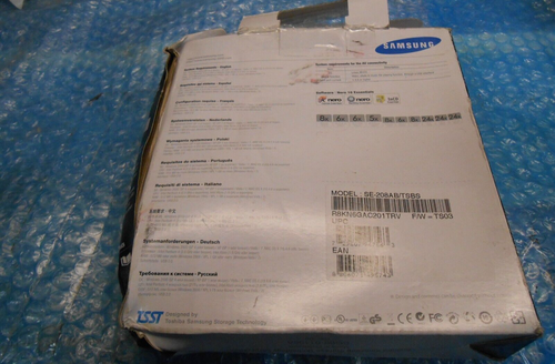 Grabadora de DVD portátil Samsung Slim SE-208 USB almacenamiento externo - Imagen 4 de 5