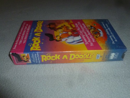 NEW SEALED ROCK A DOODLE VHS SCREENER PROMO COPY PROMOTIONAL DON BLUTH RARE NOS - Picture 6 of 6