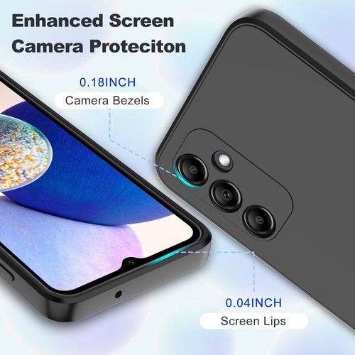 For Samsung Galaxy A14 A54 A15 5G Case Liquid Silicone Cover/Screen Protector - Picture 30 of 70
