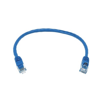 MONOPRICE 2127 Patch Cord,Cat 5e,Booted,Blue,1.0 ft. 5PZR4