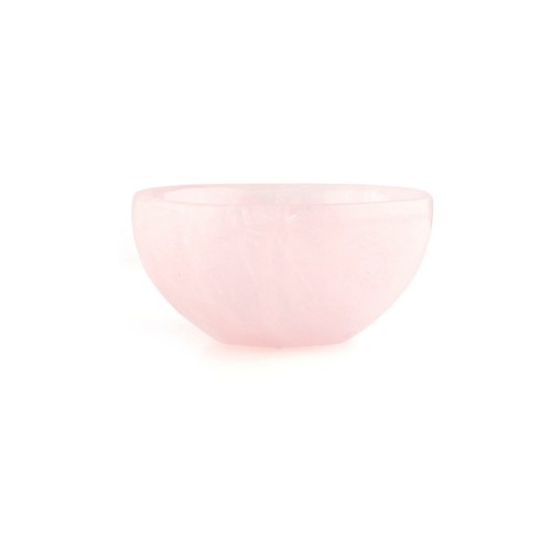 Rose Quartz Cristal bol en grès vintage crémaillère St Valentin Cadeau - Photo 4 sur 10