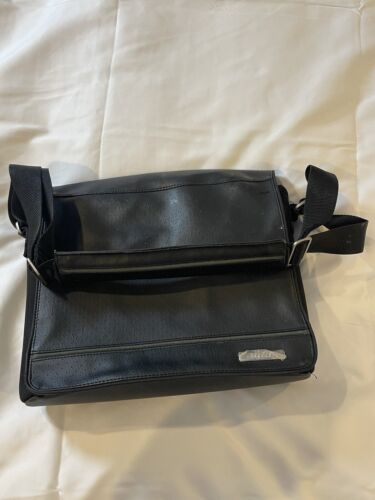 BOSE SoundDock Tragbare Reisetasche Tasche Schultergurt Schwarz Leder Magnet