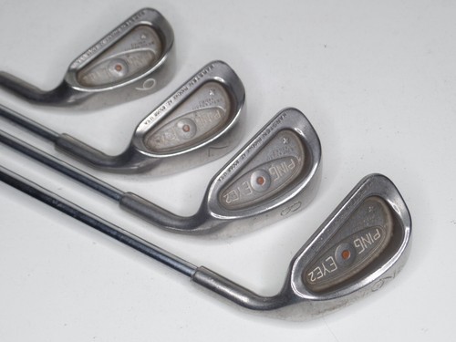 Ping Eye 2 Orange Dot Iron Set Golf Clubs 1-9 Stiff Flex Steel Shaft Right Hand - Picture 2 of 10