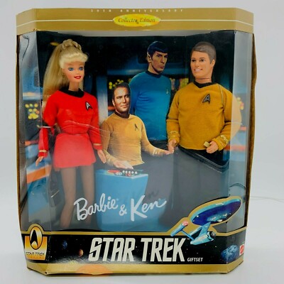 BARBIE KEN Star Trek Collector Edition 1996 30TH ANNIVERSARY By MATTEL  D
