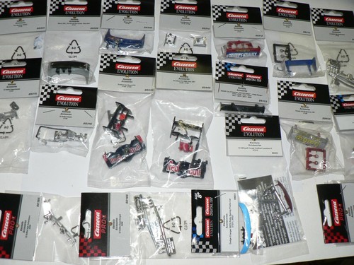 Carrera Evolution Digital 132 Kleinteile Set Spoiler Wischer Spiegel Auspuff 3 - Picture 1 of 91