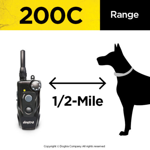 Dogtra 200C Sistema collare per cani addestramento a distanza 1/2 miglio ricaricabile impermeabile - Foto 8 di 12