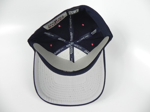 SOMBRERO GORRA MISSISSIPPI OLE MISS REBELDES MARINA NCAA DE COLECCIÓN TAMAÑO AJUSTADO ZEPHYR DH ¡NUEVO CON ETIQUETAS! - Imagen 11 de 12