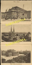 WIEN, 12 POSTCARDS  ALBUM, ABOUT 1950-1960, VG