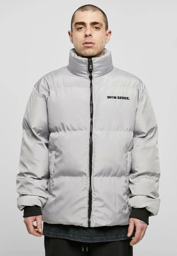 9N1M SENSE Winterjacke wattierte Jacke hellgrau Puffer Jacke Gr. M - Bild 8 von 10