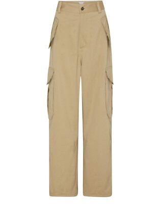 パンツ BOTTEGA VENETA Sand cotton blend cargo pant BOTTEGA VENETA Oatmeal Cotton Cargo Pants New And Authentic