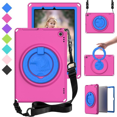 Amazon Fire HD 10 HD10 Plus 11th 2021 Kids Case Shockproof Cover Shoulder Strap - Picture 17 of 26