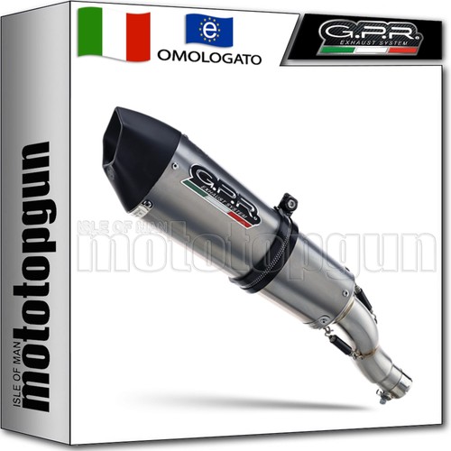 scarico omologato titanio gpr gpe anniversary per ducati hyperstrada 821 2016 16 - Picture 1 of 3