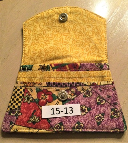 Cartera para tarjetas de crédito de tela artesanal - Diferentes diseños - Hecha en EE. UU. - Imagen 9 de 88