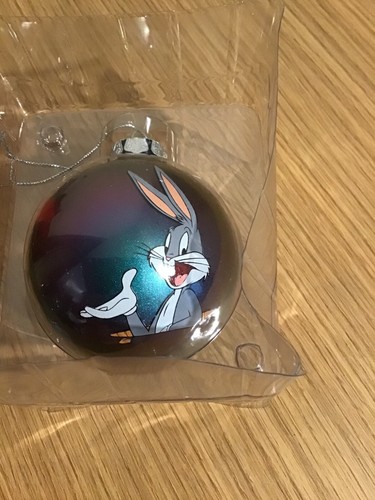 NASCAR Bugs Bunny Ornament Jeff Gordon Racing Action RCCA Christmas Glass Decor - Picture 4 of 7