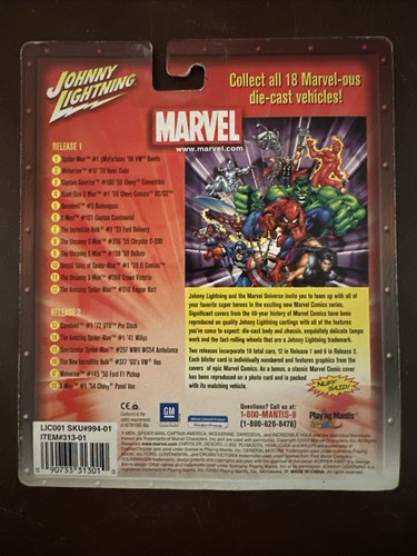 Johnny Lightning Marvel Spider-Man "McFarlane" #1 '98 VW Beetle Diecast - Picture 2 of 2