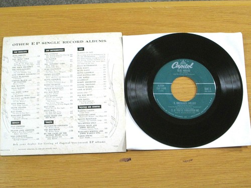 POP EP - LES BAXTER - CAPITOL EAP 1-599 - "BLUE MIRAGE" - Picture 2 of 2