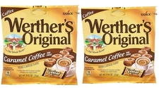 2x Bags Werther's Original Coffee Caramel Hard Candies 2.65oz ( Fast Shipping! )