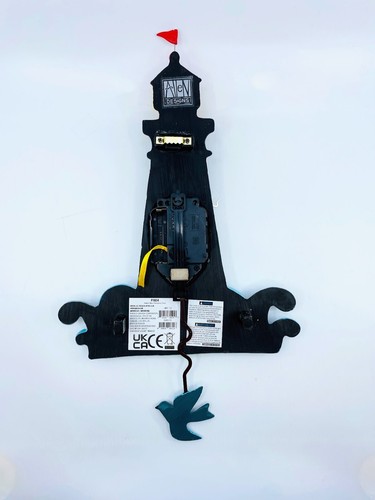 Allen Designs Studio Wall Clock: Augie's Light Lighthouse - Picture 7 of 7