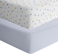 Featherhead  2-Pack Fitted Crib Sheets - 100 Sheets, Jersey Boys Polka