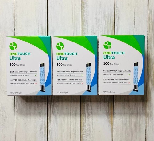 300 Count One Touch Ultra Blood Glucose Blue Test Strips Expires 11/30/ 2026 - Bild 1 von 3
