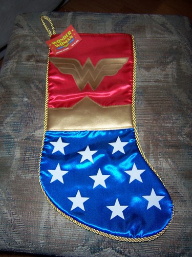 DC Comics WONDER WOMAN Christmas Stocking Kurt S. Adler - Picture 1 of 4